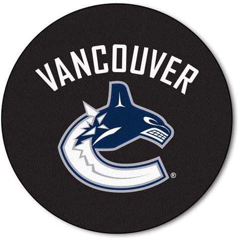 fanmats vancouver canucks hockey puck rug affiliate vancouver canucks vancouver canucks