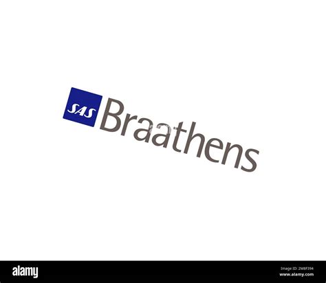 Sas Braathens Rotated Logo White Background B Stock Photo Alamy