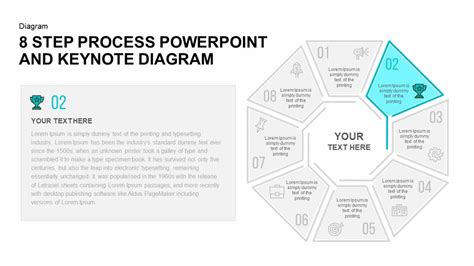8 Step Process Diagram Template For Powerpoint And Keynote