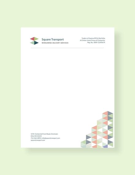 Letterhead Examples 22 In Ms Word Psd Ai Publisher Pages