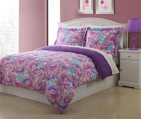 In our view, a twin comforter set should contain a minimum of two pieces: Twin Microfiber Kids Paisley Butterfly Bedding Comforter ...