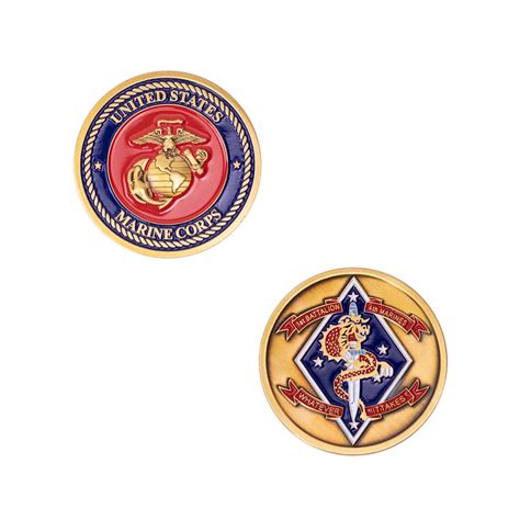 1st Battalion 4th Marines Coin Devil Dog Depot