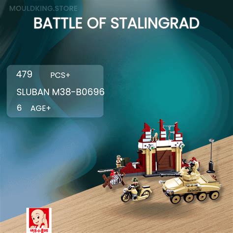 Sluban M38 B0696 Battle Of Stalingrad With 479 Pieces Mould King