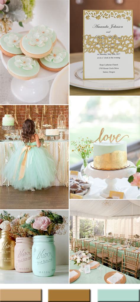 2017 The Best Gold Wedding Colors Combos Trends Stylish