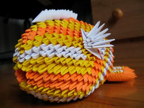 3d Origami Koi Fish By Origamigenius On Deviantart