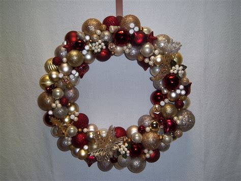 Ruby And Pearls Luxurious Ornament Wreath Pearls Decor
