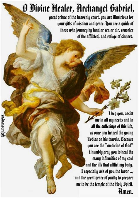 Prayer To Archangel Gabriel For Protection Churchgistscom