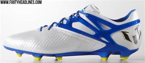 White Adidas Messi 2015 2016 Boots Released Footy Headlines