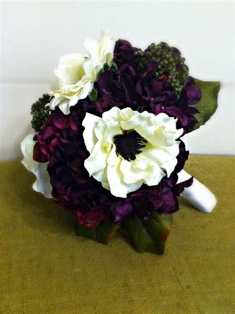 Girls names that mean purple flowers or gems. Deep Purple Wedding Bouquets | purple fall wedding flowers ...
