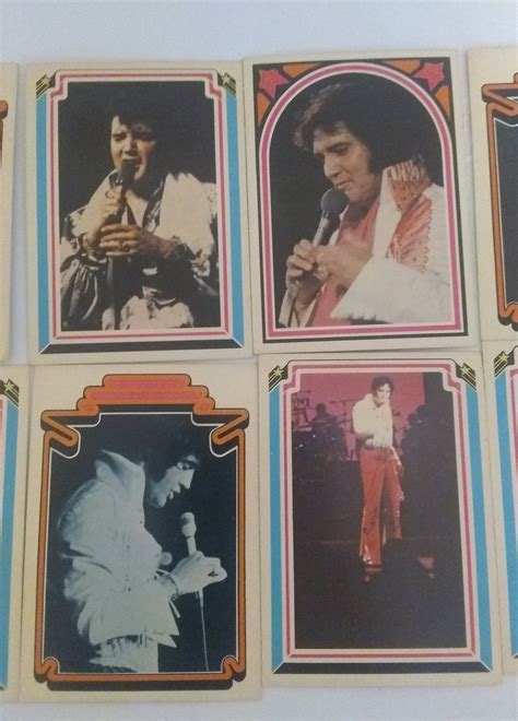 Elvis Presley Collector Trading Cards Boxcar Enterprises 1978 Etsy