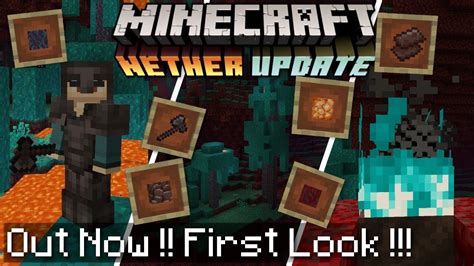 Minecraft Nether Update Out Now New Mobs Blocks First Look