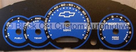Black Cat Custom Automotive Gauge Faces For All Makes And Models Of