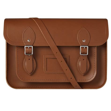 The Cambridge Satchel Company 13 Vintage Branded Nichel Split Leather