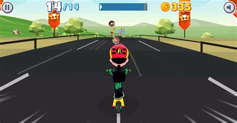 🕹️ Play Skate Rush Game Free Online Cartoon Skateboard And Scooter