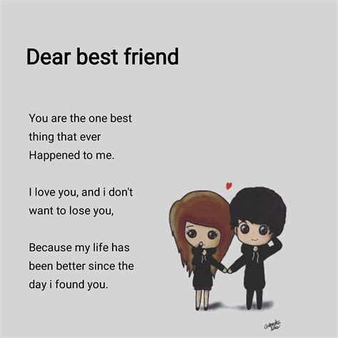 Dear Best Friend ️ Friends Day Quotes Besties Quotes Dear Best Friend