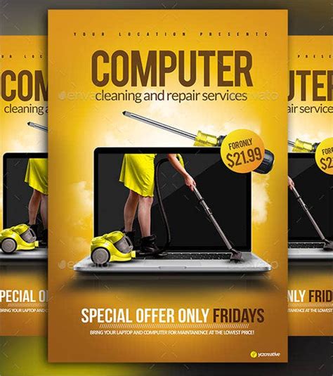 Microsoft has an extensive and diverse selection of flyer templates to suit unique situations. Computer Repair Flyers - 15+ Free PSD, Vector AI, EPS ...