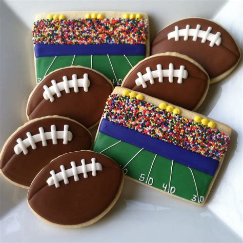 Custom Order For Kristi Football Cookies