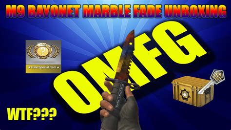 Csgo M9 Bayonet Marble Fade Unboxing Factory New Youtube