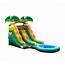 Tropical Inflatable Water Slide 13 Ft Tall