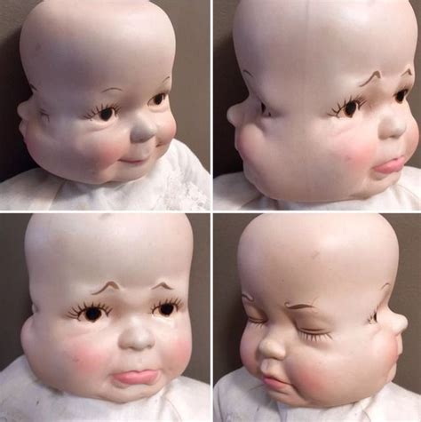 Antique Three Face Doll Doll Vgr