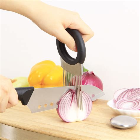 Lifewit Stainless Steel Onion Holder Slicer Vegetable Cutter Kitchen