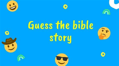 Emoji bible quiz 😀 Guess the bible story emoji quiz – Bliss Quizzes