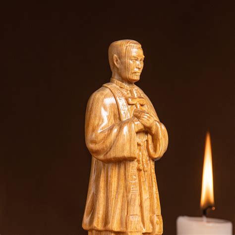 Father Truong Buu Diep Wooden Statuereligious Catholic Etsy