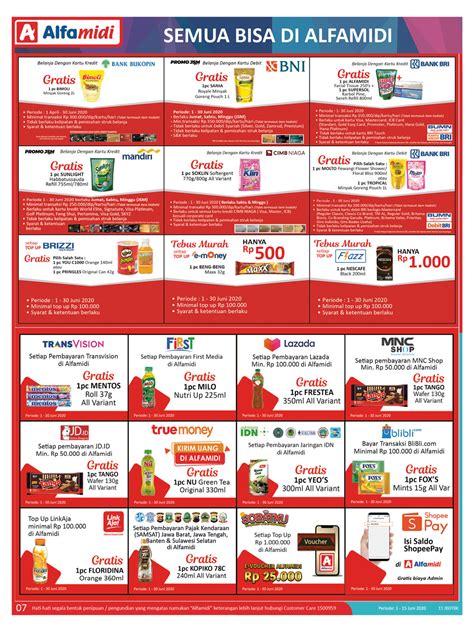 Indomaret dll yang diambil dari katalog promo minggu ini dan jsm terbaru hari ini. Promo Alfamidi JSM Hari ini Juni 2020 +Katalog Promo ...