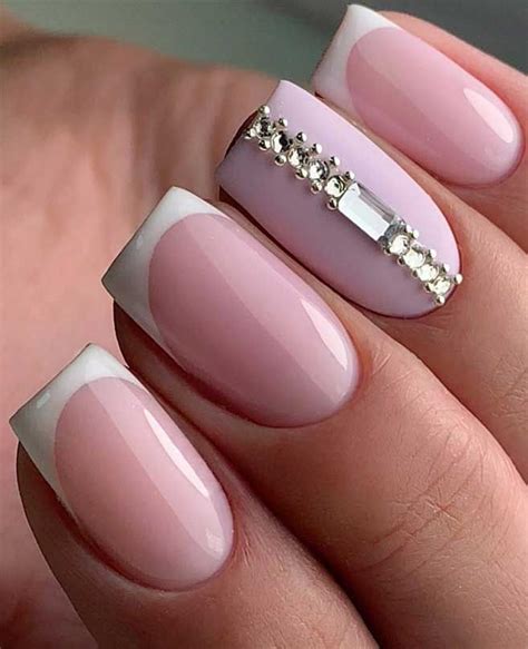 100 Beautiful Wedding Nail Art Ideas For Your Big Day Light Pink