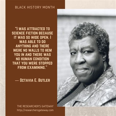 Black History Month Octavia Butler Science Fiction Author The