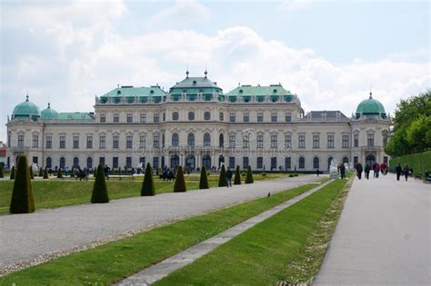 Vienna Austria Apr 30th 2017 Beautiful Building Of Upper Belvedere