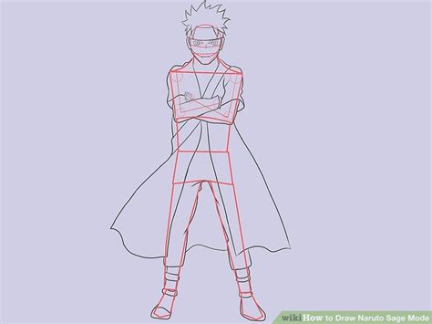 How To Draw Naruto Sage Mode With Pictures Wikihow