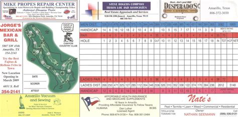 Canyon Country Club Course Profile Course Database