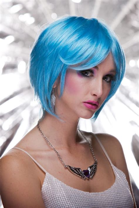 Maybe you would like to learn more about one of these? Razor Cut Bob Wig Mystic in Cool Blue