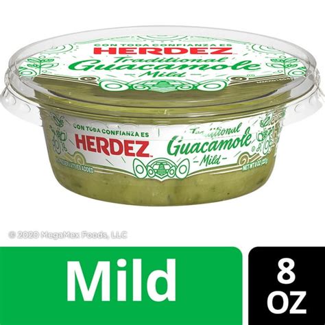 Herdez Traditional Guacamole Mild 8 Oz