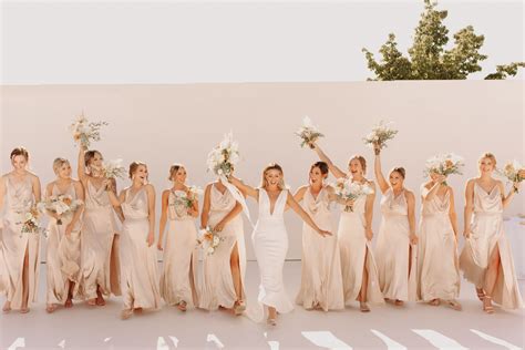 The Most Stunning Champagne Bridesmaid Dresses In Every Style