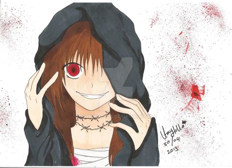 Crazy Anime Girl Drawing