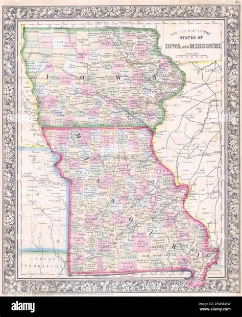 Missouri River Maps Kartographie Geographie Fotos Und Bildmaterial In