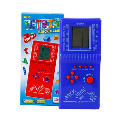 9999 In 1 Classic Nostalgic Tetris Handheld Game Console Mini Retro
