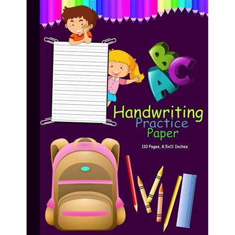 Handwriting Practice Paper Abc Kids Handwriting Practice Paper For