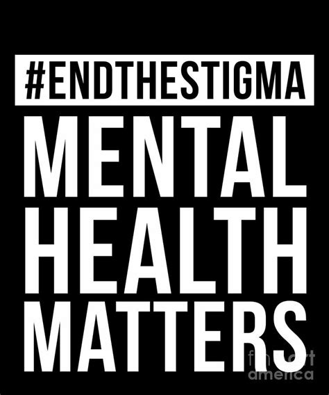 Mental Health Matters End The Stigma Awareness Drawing By Noirty