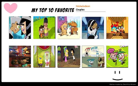 My Top 10 Favorite Nickelodeon Couples By Toongirl18 On Deviantart