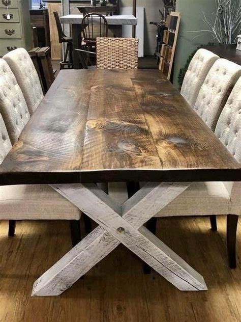 31 Stunning DIY Farmhouse Tables For Rustic Decor Https Farmhouseroom
