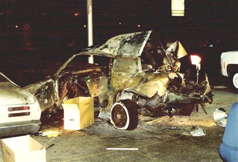 Aftermath Of The Bombing Of Frank “lefty” Rosenthals Cadillac Which