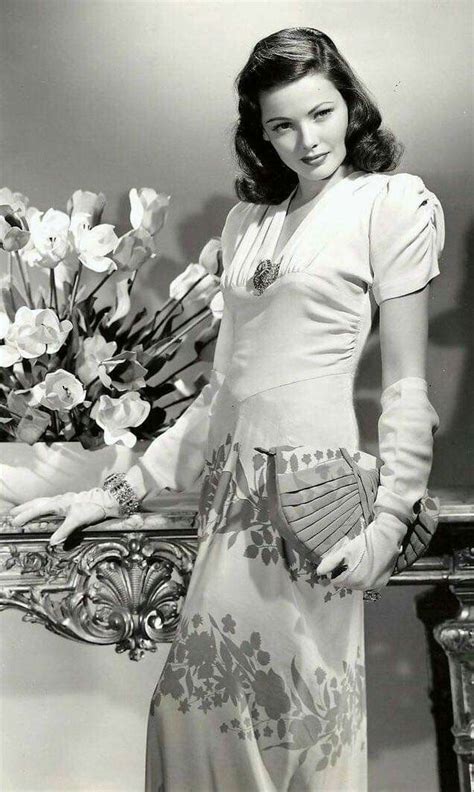 Pin By Abagail Tubville On Cinematic Gene Tierney Hollywood Glam