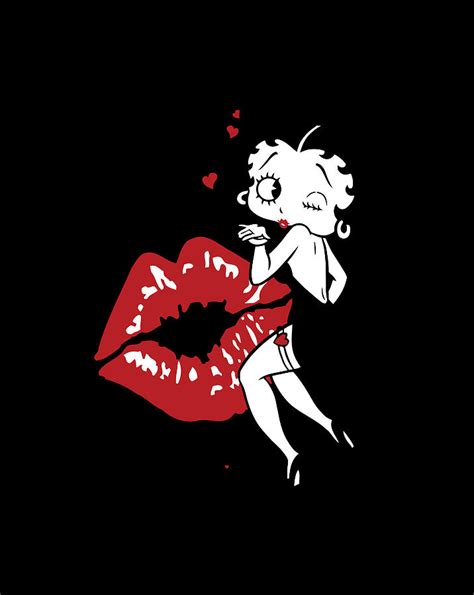 Betty Boop Blowing Kisses Digital Art By Xuan Tien Luong