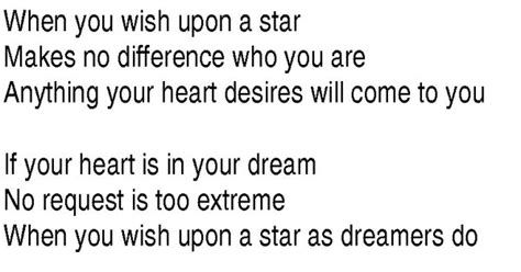 When You Wish Upon A Star Lyrics 1940s Top Songs Lyrics For When