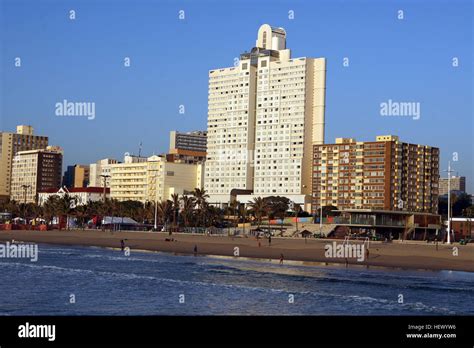 Durban South Africa North Beach Durban Surf And Stadium Images