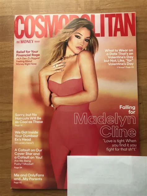 Cosmopolitan Magazine Madelyn Cline Fashion Hair Onlyfans Food Travel Picclick