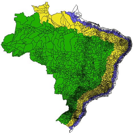 Distribution Of Population In Brazil Oc Rdataisbeautiful